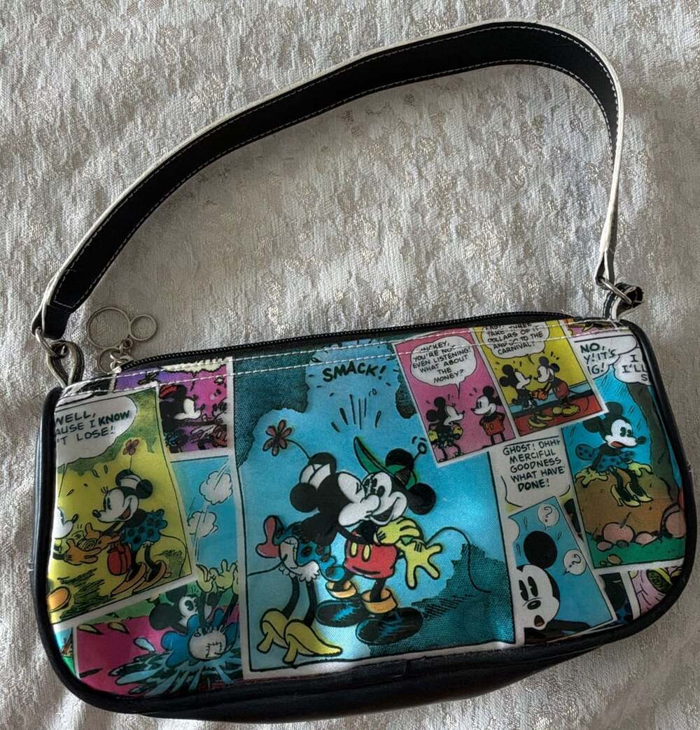 Disney Mickey Mouse Comic Strip Shoulder Bag Vinyl